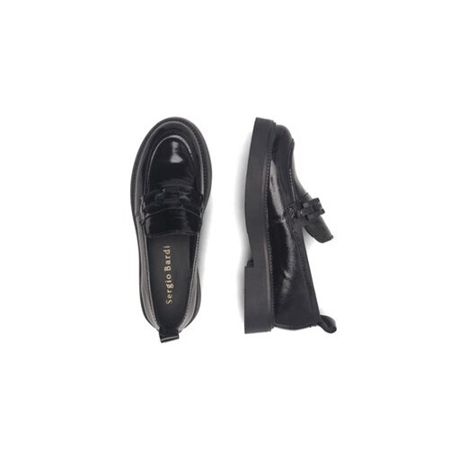 Sergio Bardi Loafersy WI23-C1054-01SB Czarny Sergio Bardi 40 MODIVO