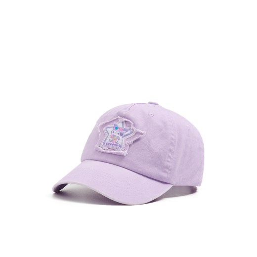 Cropp - Fioletowa czapka z daszkiem Kuromi - fioletowy ze sklepu Cropp w kategorii Czapki z daszkiem damskie - zdjęcie 179353393