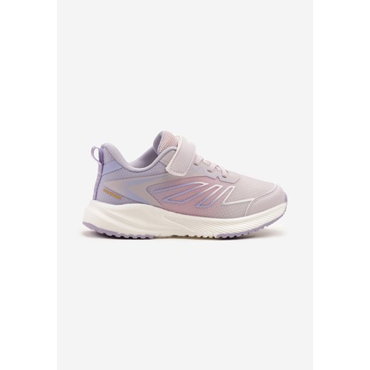 Fioletowe Buty Sportowe Sneakersy z Zapięciem na Rzep Ravirielle ze sklepu born2be.pl w kategorii Buty sportowe dziecięce - zdjęcie 179354374