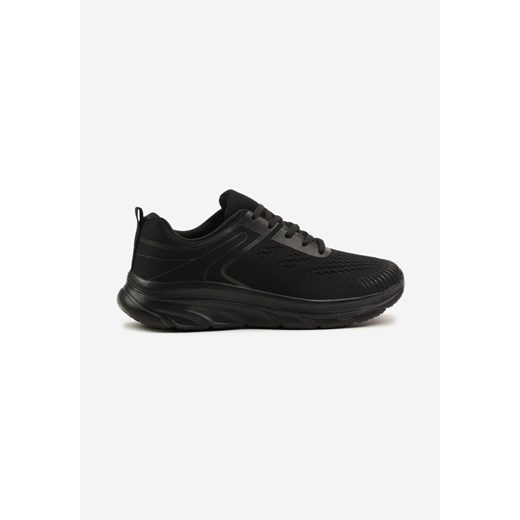 Czarne Buty Sportowe Sneakersy z Ozdobnym Tłoczeniem Wiline ze sklepu born2be.pl w kategorii Buty sportowe męskie - zdjęcie 179354623