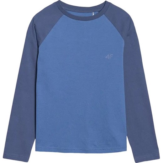 Longsleeve chłopięcy TLONM420 4F ze sklepu SPORT-SHOP.pl w kategorii T-shirty chłopięce - zdjęcie 179354904