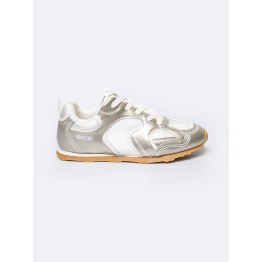 Sneakersy damskie srebrne  RR274823 904 ze sklepu Big Star w kategorii Buty sportowe damskie - zdjęcie 179358932