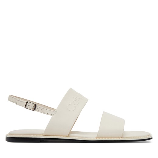 Sandały damskie Calvin Klein casual z klamrą 