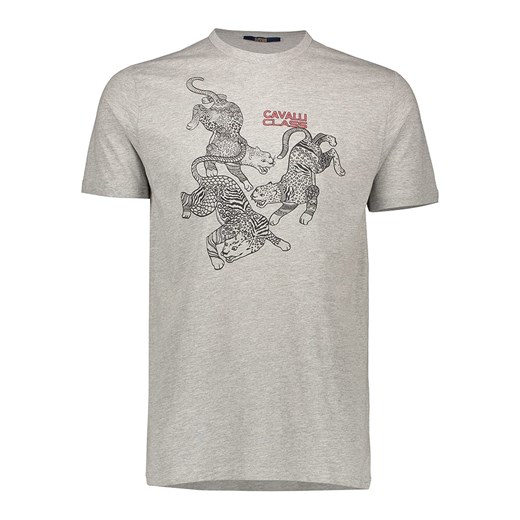 T-shirt męski Cavalli Class bawełniany
