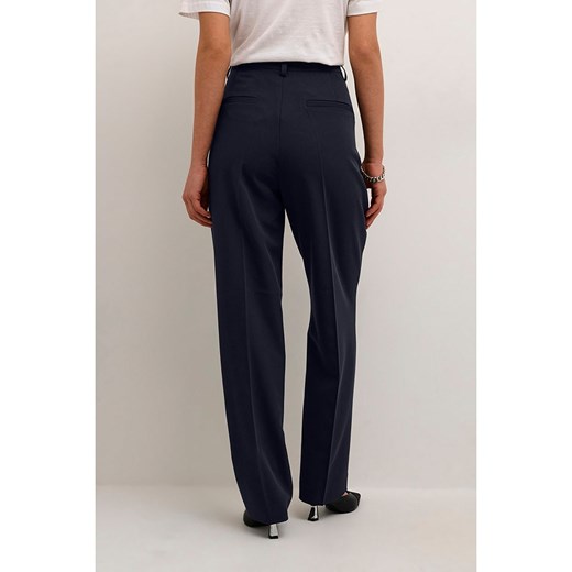 Kaffe Spodnie "Sakura" w kolorze granatowym Kaffe 34 okazja Limango Polska