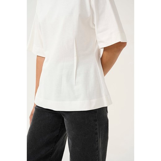 Bluzka damska Kaffe casual z okrągłym dekoltem 