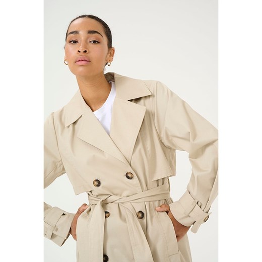 Płaszcz damski Kaffe casualowy wiosenny 