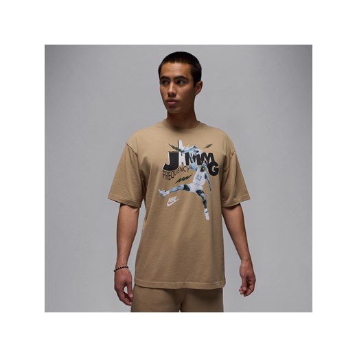 T-shirt męski Jordan Brand - Brązowy Jordan S Nike poland