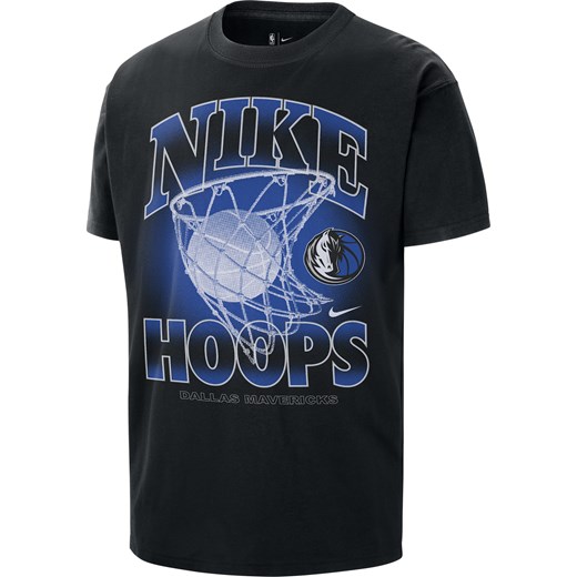 T-shirt męski Nike NBA Max90 Dallas Mavericks Courtside - Czerń ze sklepu Nike poland w kategorii T-shirty męskie - zdjęcie 179364622