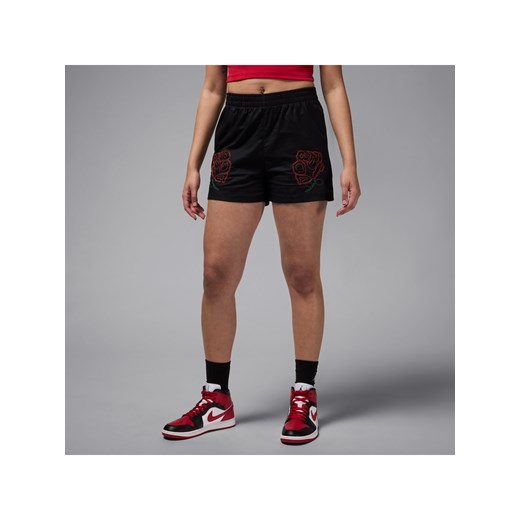 Damskie spodenki z tkaniny Jordan - Czerń ze sklepu Nike poland w kategorii Szorty - zdjęcie 179364734