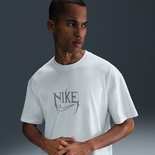 Męski T-shirt do koszykówki Max90 Nike - Biel Nike XL Nike poland