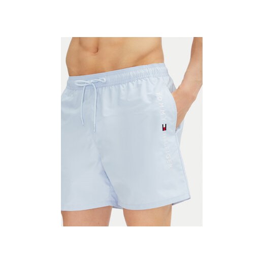 Tommy Hilfiger Szorty kąpielowe UM0UM03258 Błękitny Regular Fit Tommy Hilfiger M MODIVO