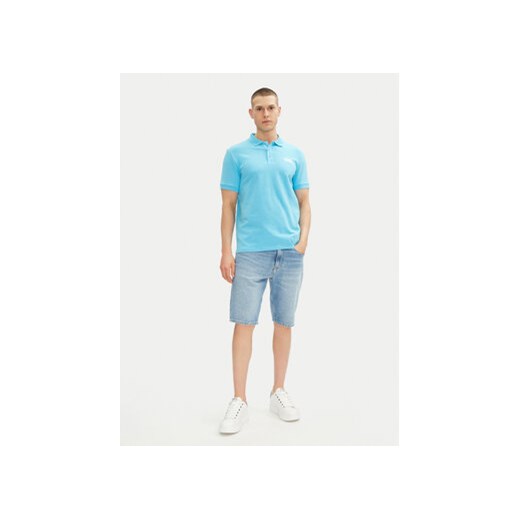 KARL LAGERFELD Polo 745088 552235 Turkusowy Regular Fit Karl Lagerfeld XXL MODIVO