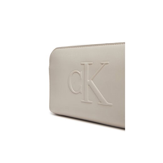 Calvin Klein Jeans Torebka Sculpted Ew Camera Bag20 LV04K3036G Écru uniwersalny MODIVO