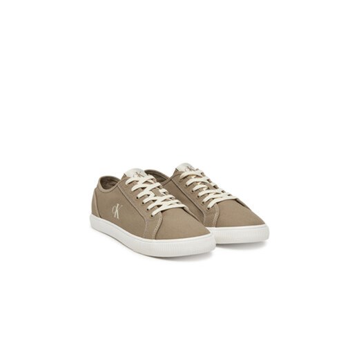 Calvin Klein Jeans Tenisówki Ess Vulc Low Mg Canvas YM0YM01209 Beżowy 41 MODIVO