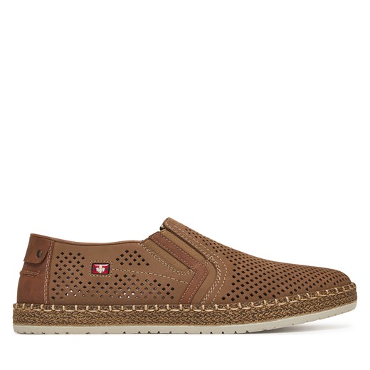 Espadryle Rieker B5297-64 Brązowy Rieker 41 eobuwie.pl