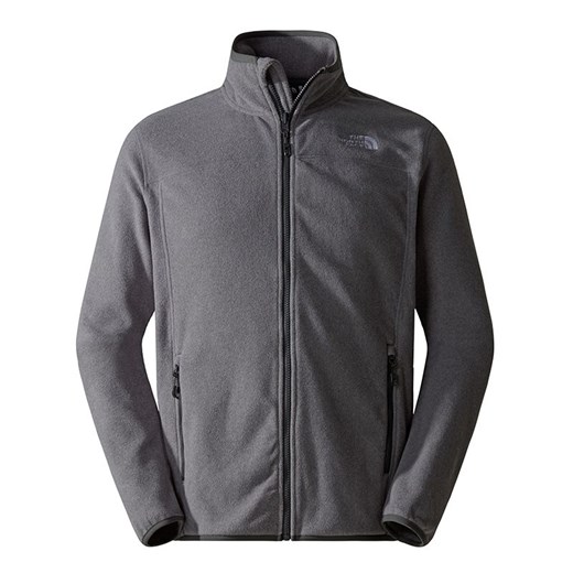 Bluza The North Face 100 Glacier Full-Zip Fleece 0A855X4HJ1 - szara ze sklepu streetstyle24.pl w kategorii Bluzy męskie - zdjęcie 179369202