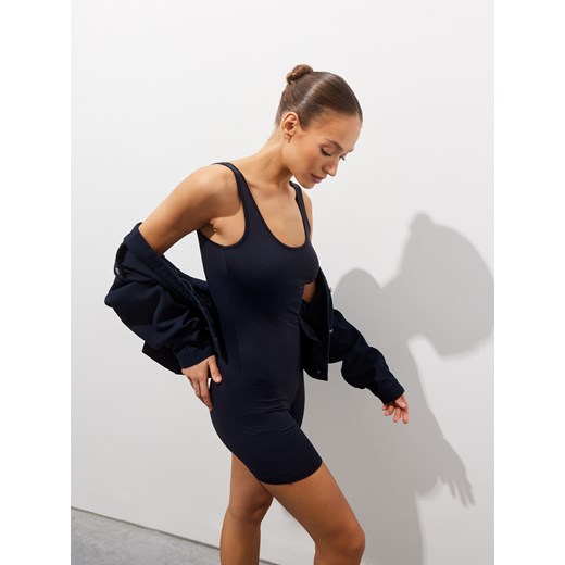Mohito - Kombinezon na ramiączkach - granatowy ze sklepu Mohito w kategorii Kombinezony damskie - zdjęcie 179371000