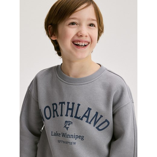 Reserved - Bluza z nadrukiem - ciemnoszary ze sklepu Reserved w kategorii Bluzy chłopięce - zdjęcie 179371322