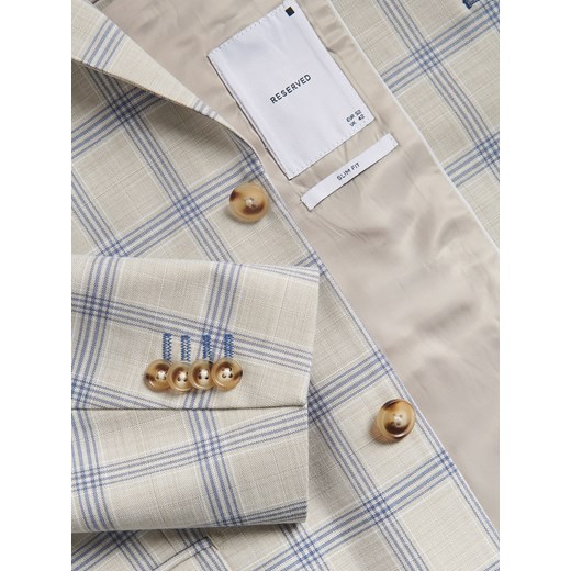 Marynarka męska Reserved w kratkę 