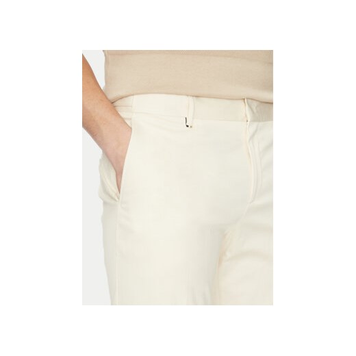 BOSS Spodnie garniturowe C-Genius 50539970 Biały Slim Fit 48 MODIVO