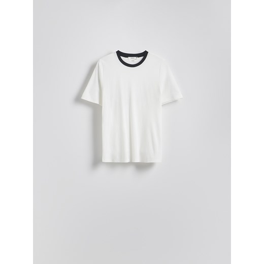 Reserved - T-shirt z modalem - biały Reserved L Reserved