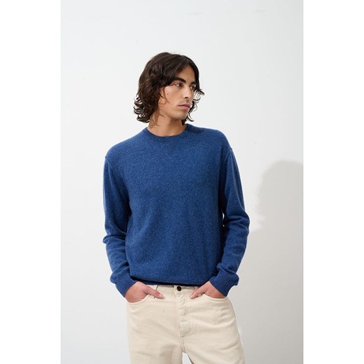 AUTHENTIC CASHMERE Kaszmirowy sweter "Nolan" w kolorze granatowym M promocyjna cena Limango Polska