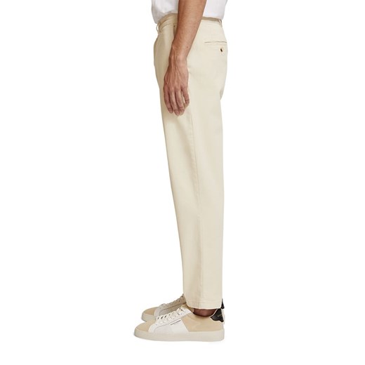 Scotch & Soda Spodnie chino w kolorze kremowym W34/L32 okazja Limango Polska