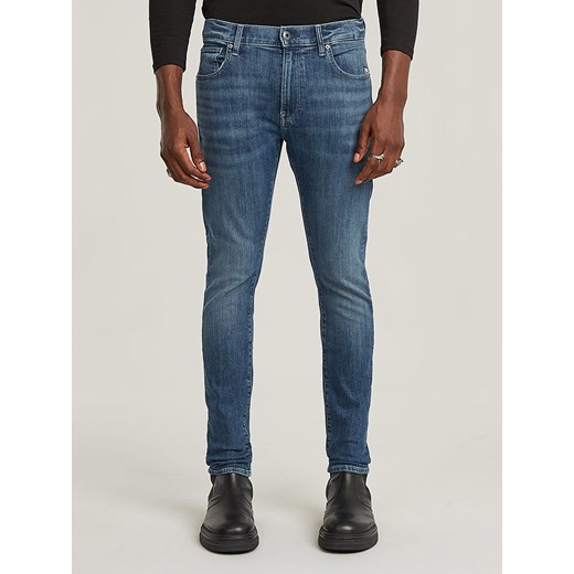 G-Star Dżinsy &quot;Revend&quot; - Skinny fit - w kolorze niebieskim ze sklepu Limango Polska w kategorii Jeansy męskie - zdjęcie 179376950