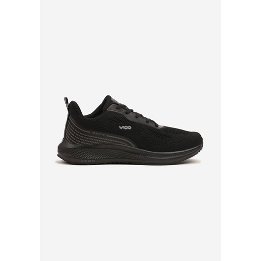 Czarne Buty Sportowe Sneakersy z Siateczki na Piankowej Podeszwie Saralia ze sklepu born2be.pl w kategorii Buty sportowe męskie - zdjęcie 179377113