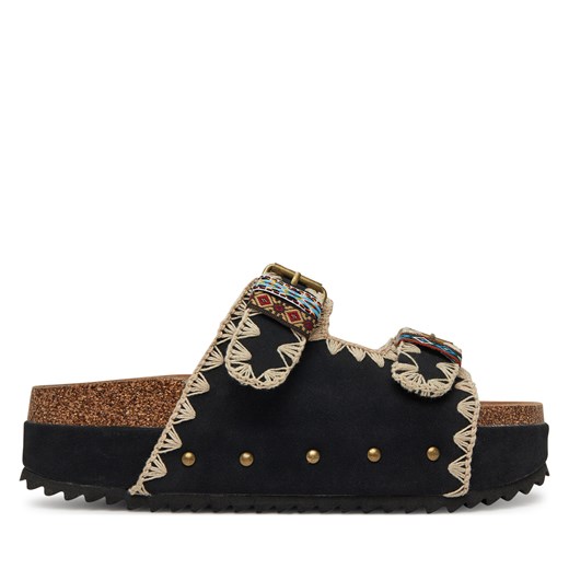 Klapki damskie DeeZee casualowe bez zapięcia na płaskiej podeszwie 