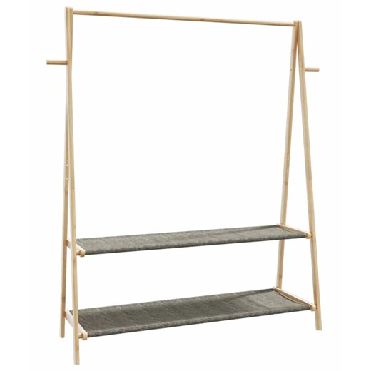 Nowoczesny wieszak na ubrania z półkami 132cm - Agno 4X ze sklepu Edinos.pl w kategorii Meble - zdjęcie 179377894