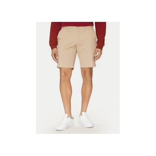Tommy Hilfiger Szorty materiałowe Brooklyn MW0MW23563 Beżowy Regular Fit Tommy Hilfiger 33 MODIVO