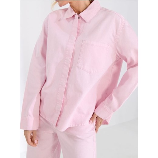 Sinsay - Jeansowa katanka - różowy Sinsay XS Sinsay