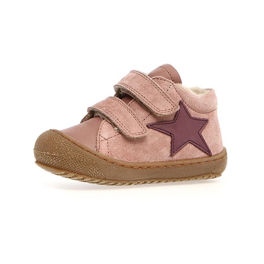 Naturino Skórzane buty &quot;Kolde2&quot; w kolorze jasnoróżowym do nauki chodzenia ze sklepu Limango Polska w kategorii Buciki niemowlęce - zdjęcie 179383652