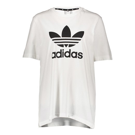 adidas Koszulka &quot;Trefoil&quot; w kolorze białym ze sklepu Limango Polska w kategorii Bluzki damskie - zdjęcie 179383751