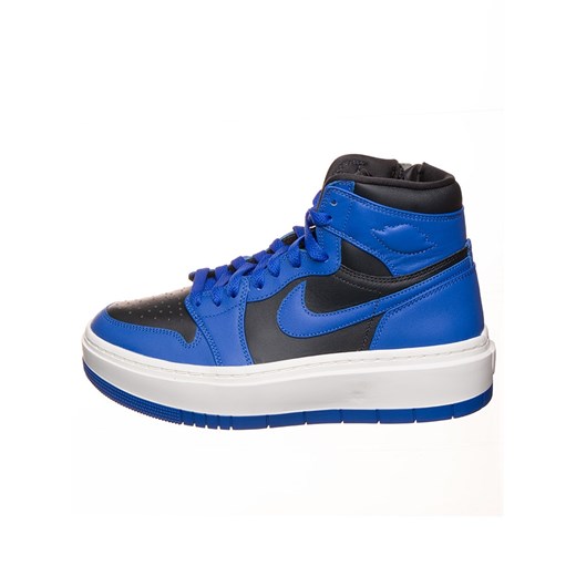 Air Jordan Skórzane sneakersy &quot;1 Elevate High&apos;&apos; w kolorze niebiesko-czarnym ze sklepu Limango Polska w kategorii Buty sportowe damskie - zdjęcie 179384641