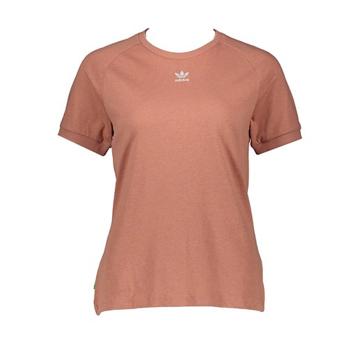 adidas Koszulka &quot;Essential&quot; w kolorze jasnobrązowym ze sklepu Limango Polska w kategorii Bluzki damskie - zdjęcie 179384684