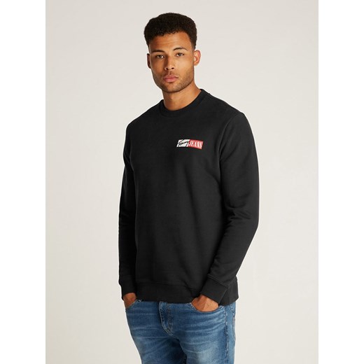 TOMMY JEANS Bluza w kolorze czarnym ze sklepu Limango Polska w kategorii Bluzy męskie - zdjęcie 179385680
