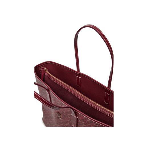 Czerwona shopper bag Tommy Hilfiger duża