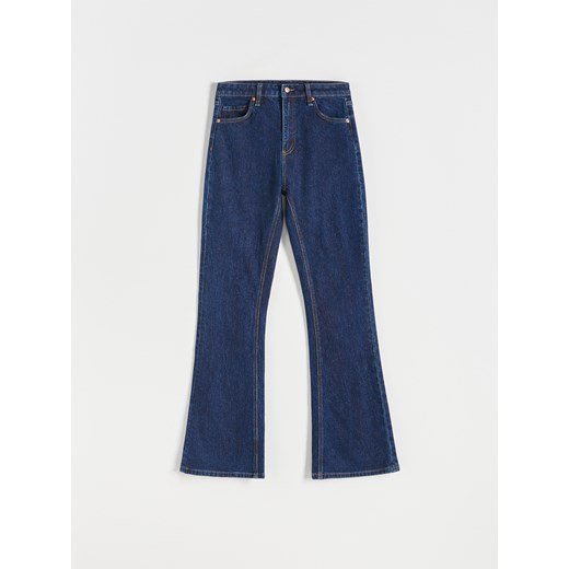 Reserved - Jeansy bootcut - granatowy Reserved 38 okazja Reserved