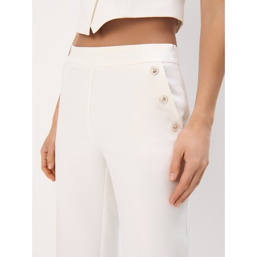 Mohito - Eleganckie spodnie - kremowy Mohito 38 Mohito