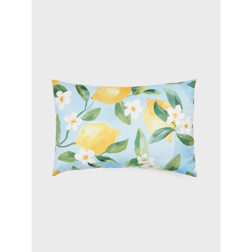 Sinsay - Poduszka dekoracyjna z motywem cytryny - błękitny Sinsay One Size Sinsay