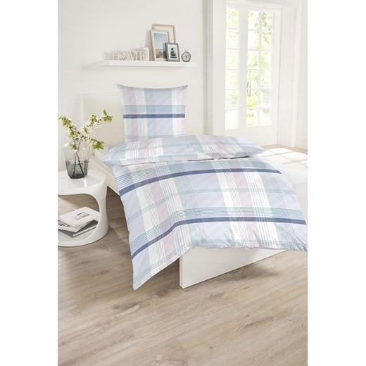Schiesser Komplet pościeli renforcé &quot;Pierik&quot; w kolorze błękitnym Schiesser 155x220 cm okazja Limango Polska