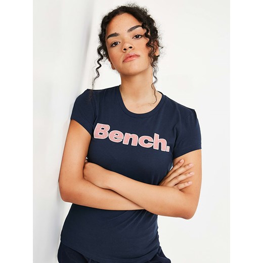 Bench Koszulka &quot;Leora&quot; w kolorze granatowym Bench 40 wyprzedaż Limango Polska
