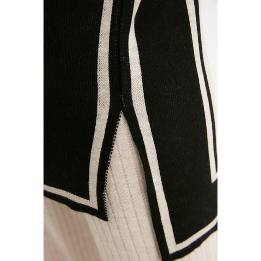 trendyol Sweter w kolorze beżowo-czarnym Trendyol S/M okazja Limango Polska