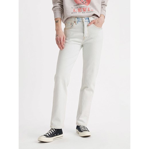 Levi&apos;s Dżinsy &quot;501&quot; - Regular fit - w kolorze błękitnym ze sklepu Limango Polska w kategorii Jeansy damskie - zdjęcie 179397573