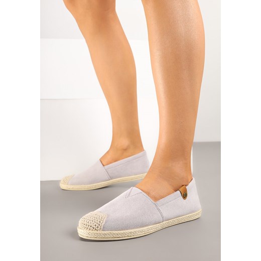 Espadryle damskie Born2be casualowe z tkaniny bez zapięcia