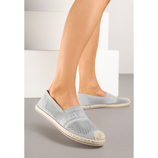 Espadryle damskie Renee szare casual
