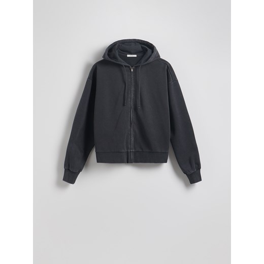 Reserved - Rozpinana bluza z kapturem - jasnoszary Reserved S Reserved